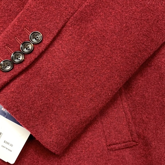 Tommy Hilfiger Men's Addison Wool-Blend Trim Fit Overcoat Size 38R - Picture 4 of 14